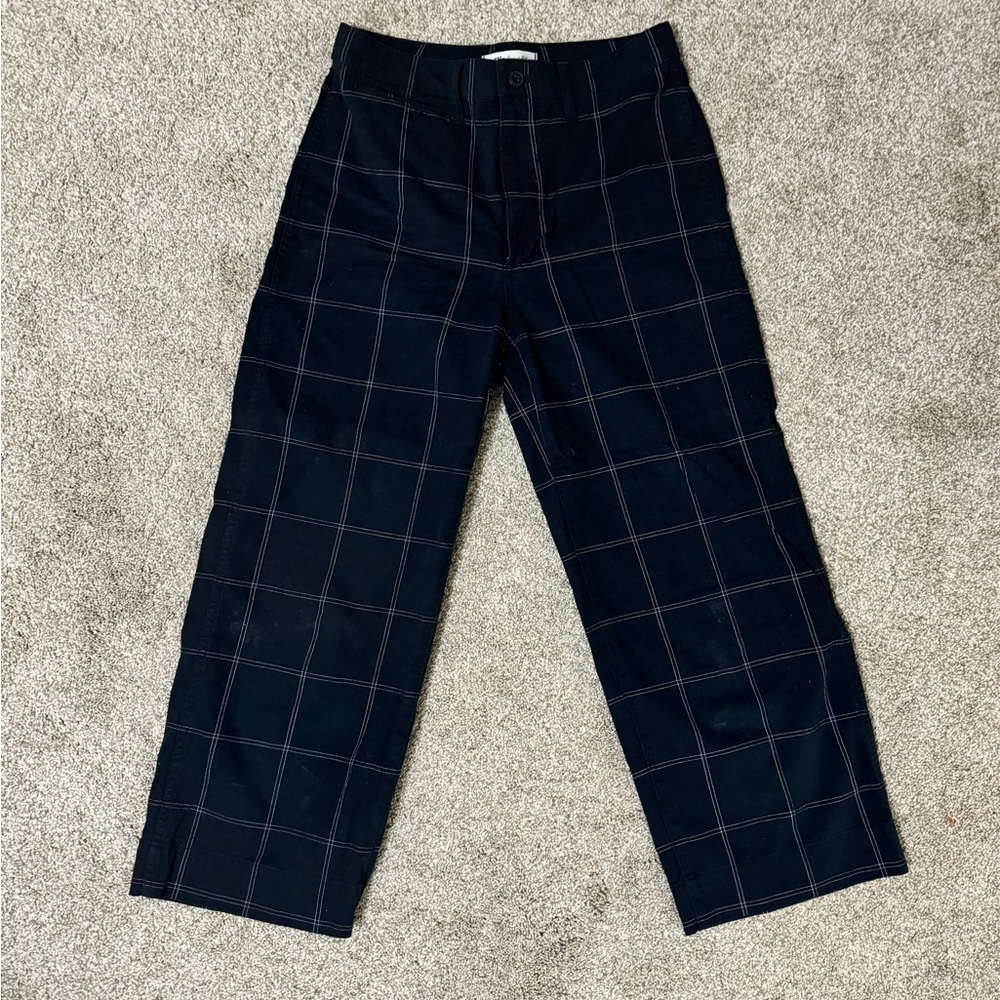 Women’s Madewell Slim Emmett Wide-Leg Crop Pant Size 27